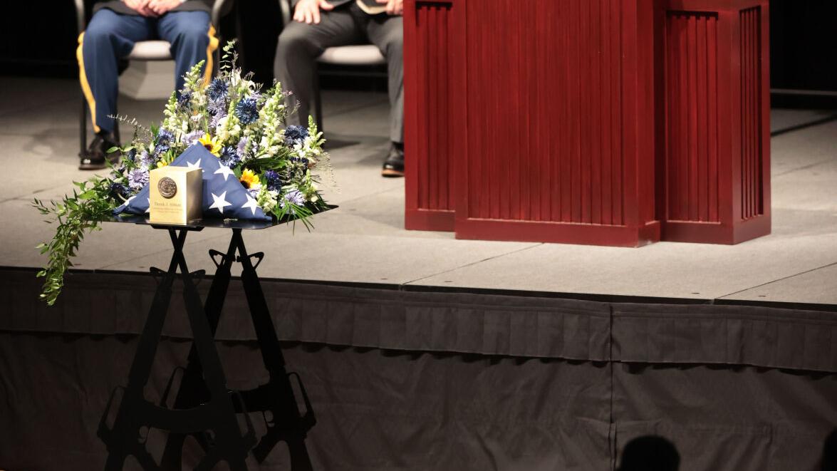 PHOTOS: Service held for fallen Mississippi guardsman Derek Abbott